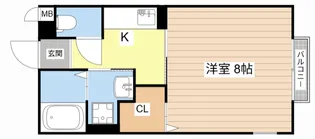 プルメリア E棟【2階】の間取り
