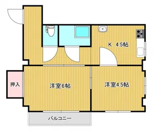 黒住ビル【5階】の間取り
