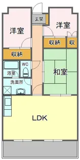 グラシューズミナミ【3階】の間取り