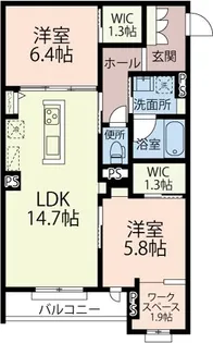 グランドセレニティ三郷中央【3階】の間取り