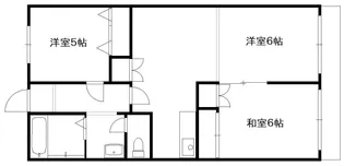 オークヴィラ【1階】の間取り