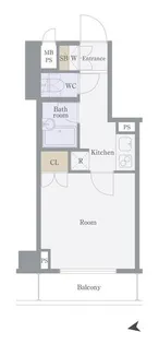 ルーブル中延弐番館【2階】の間取り