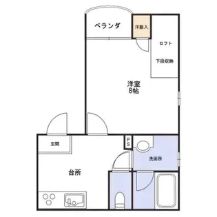 コーチ【1階】の間取り