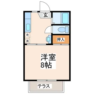 エクセル五島【1階】の間取り