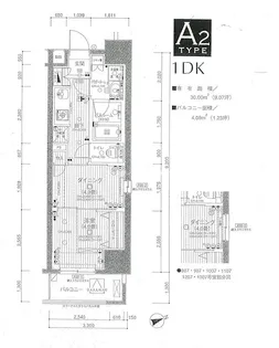 日神デュオステージ浅草三筋【9階】の間取り