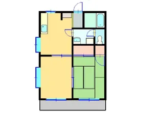 キャロルハウス【2階】の間取り