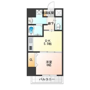 アーバンパーク住之江公園II【5階】の間取り