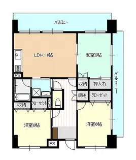 TAS2000【9階】の間取り