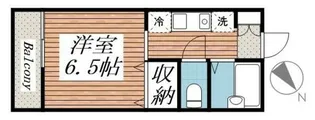 パークヨコチョー【2階】の間取り