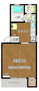 武内ハイツII棟【2階】の間取り