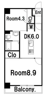 T-COURT【3階】の間取り