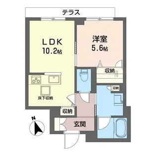 アルカンシエル【1階】の間取り