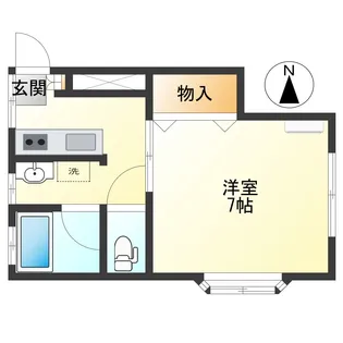 コンフォートF【2階】の間取り