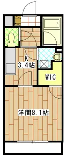 Aries Garden【2階】の間取り