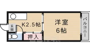 ハウス西舟木【1階】の間取り