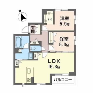 Aya mignon【2階】の間取り