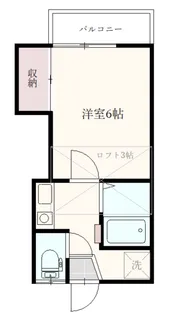 シェモア東明【2階】の間取り