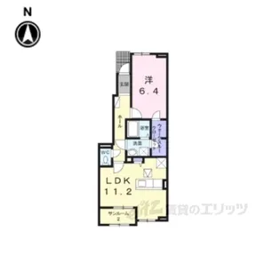 ベル・メゾン【1階】の間取り
