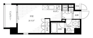 ヴィルラフィーネ東新宿【3階】の間取り