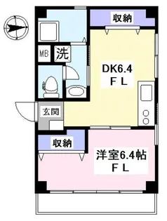 サンハイツ椎名町【1階】の間取り