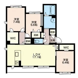 アルページュ【1階】の間取り