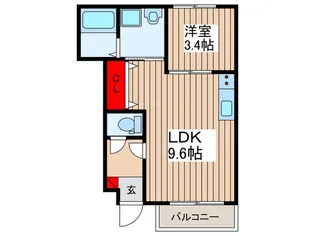 仮)コンフィデンス白岡A【1階】の間取り
