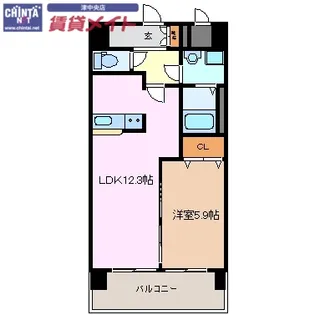 神話の杜 K【4階】の間取り