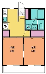 クレールハイツB【2階】の間取り