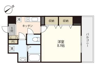 第22友建ビル【7階】の間取り