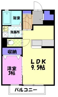ロータス・パラッツオ【1階】の間取り
