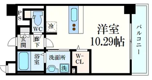 エネピア大手町【8階】の間取り