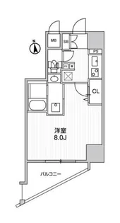 ルネサンスコート浅草【3階】の間取り