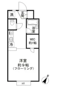 ソレアード【1階】の間取り