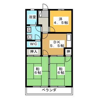 メゾンみついけ【3階】の間取り