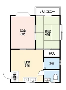 ニューハイツ上神田【3階】の間取り