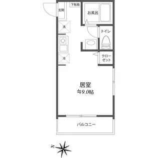 ソレイユ高砂【2階】の間取り