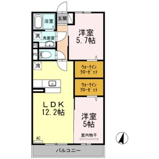 プレミーナコート【3階】の間取り