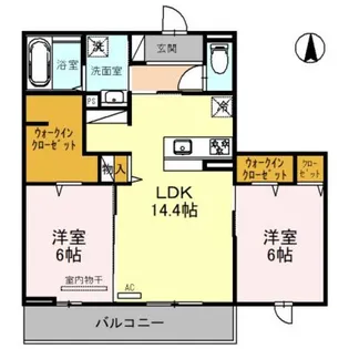 ラフォーレ堺【2階】の間取り