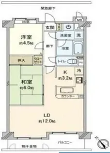 レーベンハイム和光ヒルズ【4階】の間取り