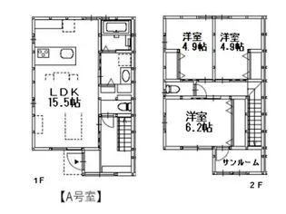 グランメゾンクレスト多治米Vの間取り