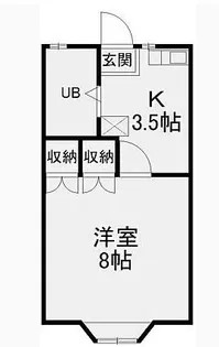 ハウスK【2階】の間取り