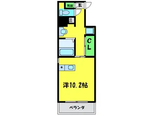 GROOVE堺東アネックス【4階】の間取り