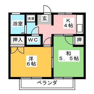 ロイヤルカニエ【2階】の間取り