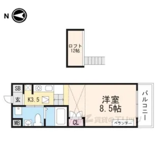 エアフォルク21【3階】の間取り