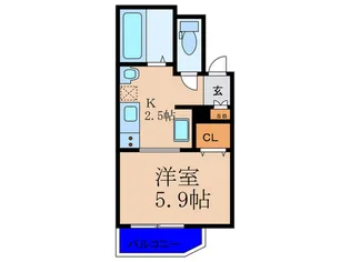エスエスII【3階】の間取り
