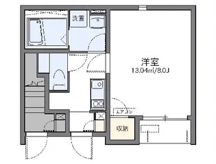 レオネクストToshi【1階】の間取り