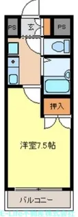グランデール健軍 306号【3階】の間取り