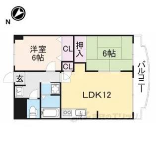 ウェルスMori【7階】の間取り