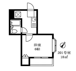 第2ハイツ桐原【2階】の間取り