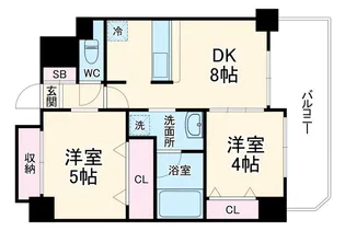 アーデンタワー本町イースト【15階】の間取り